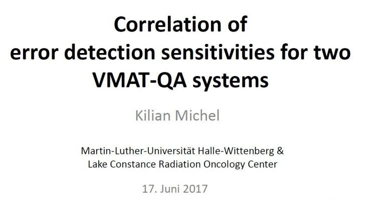 Michel - Correlation of error sensitivities