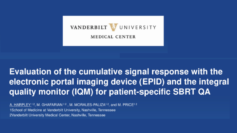 VUMC - Comparison IQM vs EPID