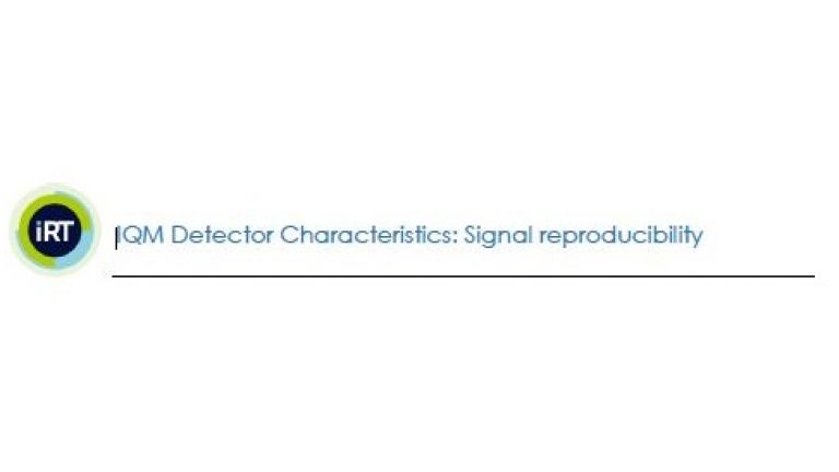 White Paper - Signal reproducibiltiy